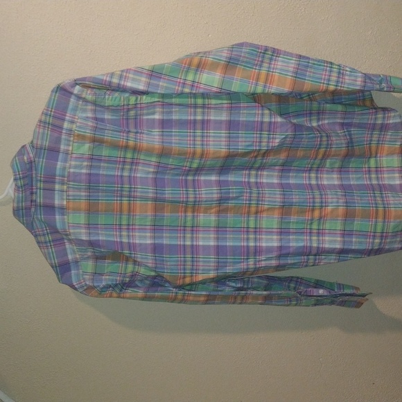 Polo Ralph Lauren Button Down Plaid 100% Cotton Stretch Easter Spring To… - Picture 6 of 6